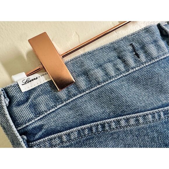 Lovers + Friends Denim Distressed Jean Shorts Size 25 NWOT - Picture 5 of 8